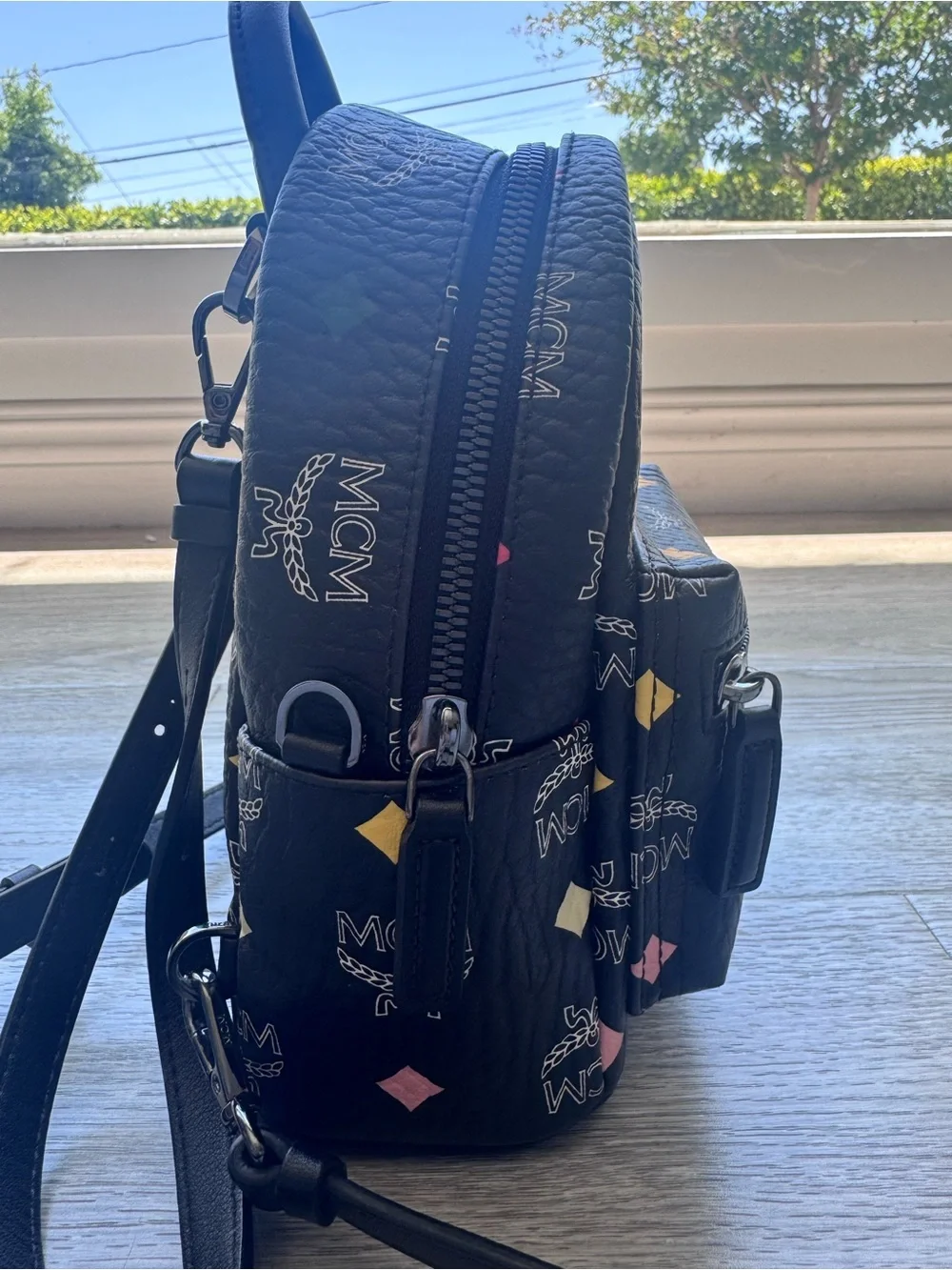 MCM Stark Bebe Boo Mini Backpack